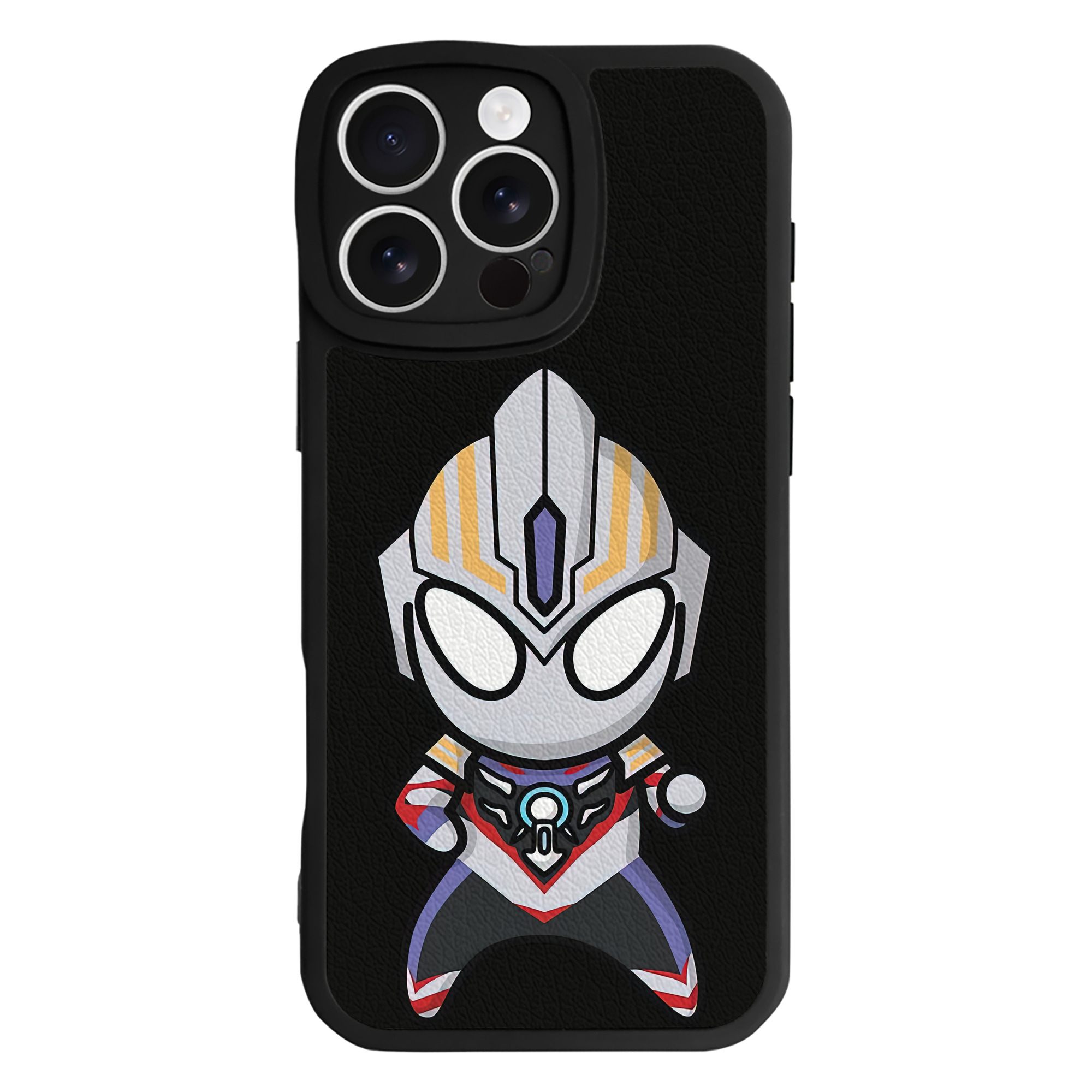 （画像用） ウルトラマン Ultraman 【iPhone 16シリーズ対応】シリコンスマホケース（レザー調） 材質：シリコン